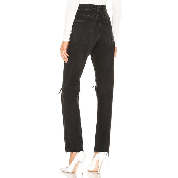 AGOLDE Cherie High Rise Straight Jeans in Distortion - Picture 11 of 11
